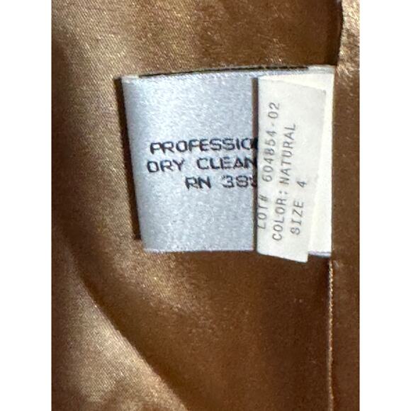 Larry Levine · Camel Hair Coat · Natural Tan/Camel · Size 4· Single Breasted - Picture 8 of 8